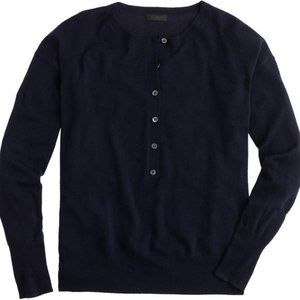 JCrew Featherweight Cashmere Henley